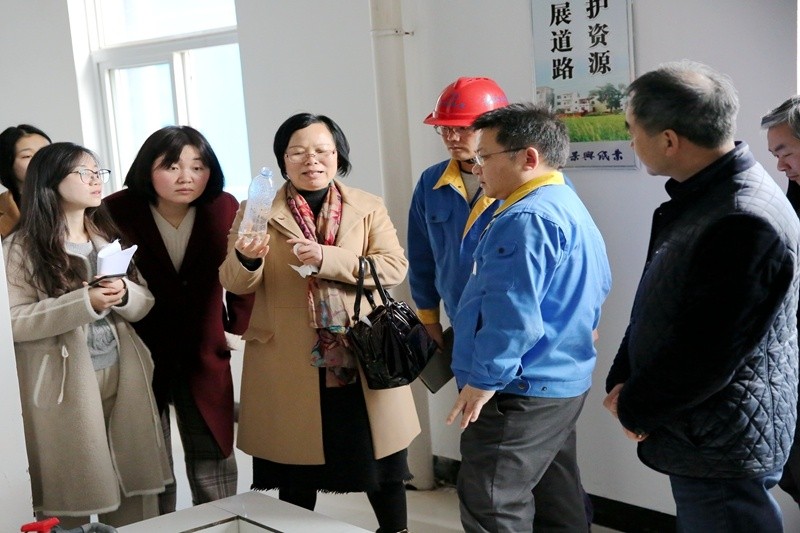 2019年3月8日，时任浙江省水利厅水资源管理处副调研员沈仁英莅临亚搏app登陆调研指导