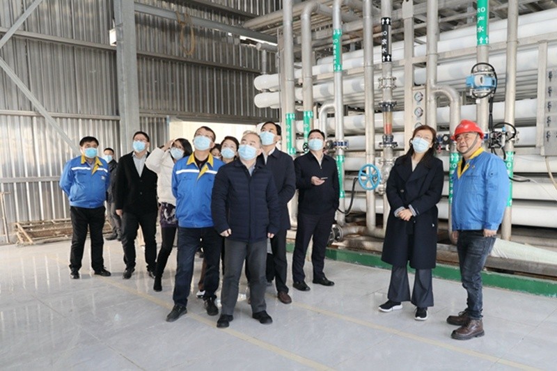 2022年12月15日，时任浙江省发展改革委党组成员、副主任吴红梅莅临亚搏app登陆调研企业用能、节能工作