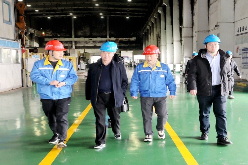 2024年 1月30日，浙江省经信厅机关党委二级巡视员孙自强莅临亚搏app登陆开展岁末年初安全生产督导