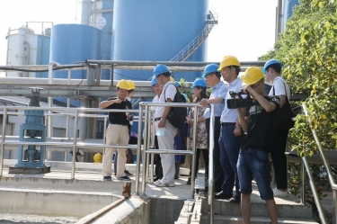 浙江省生态环境厅一行到莅临亚搏app登陆考察指导